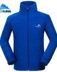 Hiking Thermal Windbreaker Fleece Jacket Men Outdoor Sports Veste Homme-CIKRILAN Official Store-Sapphire Blue-S-Bargain Bait Box