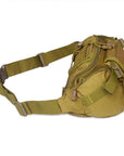 Hip Packs Outdoor Pack Waterproof Bag Tactical Waist Bag Molle System Pouch Belt-2017 Outdoor Activity Store-Khaki-Bargain Bait Box