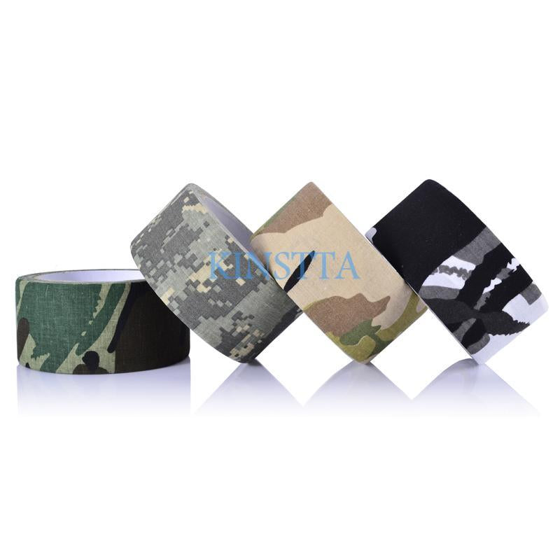 Hlurker 10M Adhesive Cotton Bionic Waterproof Camouflage Cloth Duct Tape Camo-Kinstta HongKong Co.,Limited-As Show-Bargain Bait Box
