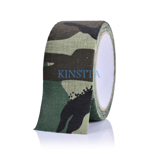 Hlurker 10M Adhesive Cotton Bionic Waterproof Camouflage Cloth Duct Tape Camo-Kinstta HongKong Co.,Limited-As Show7-Bargain Bait Box