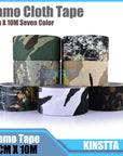 Hlurker 10M Adhesive Cotton Bionic Waterproof Camouflage Cloth Duct Tape Camo-Kinstta HongKong Co.,Limited-As Show-Bargain Bait Box
