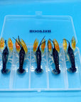 Hoofish 5Pcs+1Box/Lot Crayfish Fishing Lure 14G/7.5Cm Shrimp Lobster Swim-Fishing Lures-Fisherman's fishing gear Store-5PCS-Bargain Bait Box