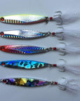 Hot 10G 14G 21G Fishing Spoon Lure 5 Colors Iscas Artificiais Metal Jig-Rompin Fishing Tackle Store-10g A-Bargain Bait Box