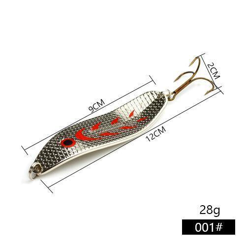 Hot 1Pc 10G-38G Spinner Fishing Lure Mepps Metal Bait Spoon Fishing Tackle-FISH KING First franchised Store-11-Bargain Bait Box