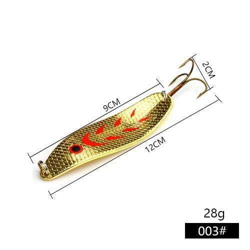 Hot 1Pc 10G-38G Spinner Fishing Lure Mepps Metal Bait Spoon Fishing Tackle-FISH KING First franchised Store-13-Bargain Bait Box