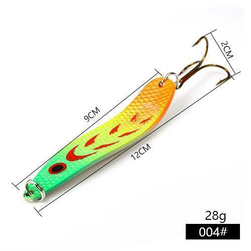 Hot 1Pc 10G-38G Spinner Fishing Lure Mepps Metal Bait Spoon Fishing Tackle-FISH KING First franchised Store-14-Bargain Bait Box