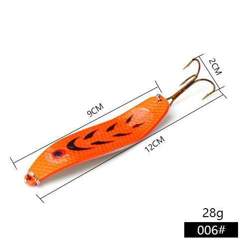 Hot 1Pc 10G-38G Spinner Fishing Lure Mepps Metal Bait Spoon Fishing Tackle-FISH KING First franchised Store-16-Bargain Bait Box