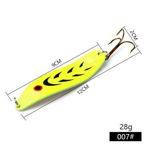 Hot 1Pc 10G-38G Spinner Fishing Lure Mepps Metal Bait Spoon Fishing Tackle-FISH KING First franchised Store-17-Bargain Bait Box