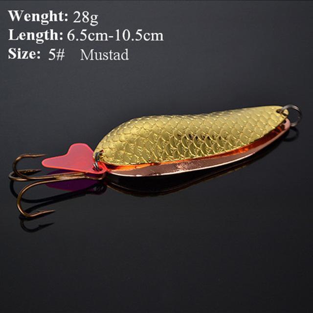 Hot 1Pc 10G-38G Spinner Fishing Lure Mepps Metal Bait Spoon Fishing Tackle-FISH KING First franchised Store-2208-Bargain Bait Box