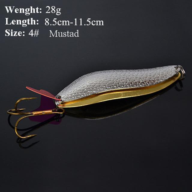 Hot 1Pc 10G-38G Spinner Fishing Lure Mepps Metal Bait Spoon Fishing Tackle-FISH KING First franchised Store-2217-Bargain Bait Box