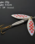 Hot 1Pc 10G-38G Spinner Fishing Lure Mepps Metal Bait Spoon Fishing Tackle-FISH KING First franchised Store-3006-Bargain Bait Box