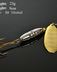 Hot 1Pc 10G-38G Spinner Fishing Lure Mepps Metal Bait Spoon Fishing Tackle-FISH KING First franchised Store-3016-Bargain Bait Box