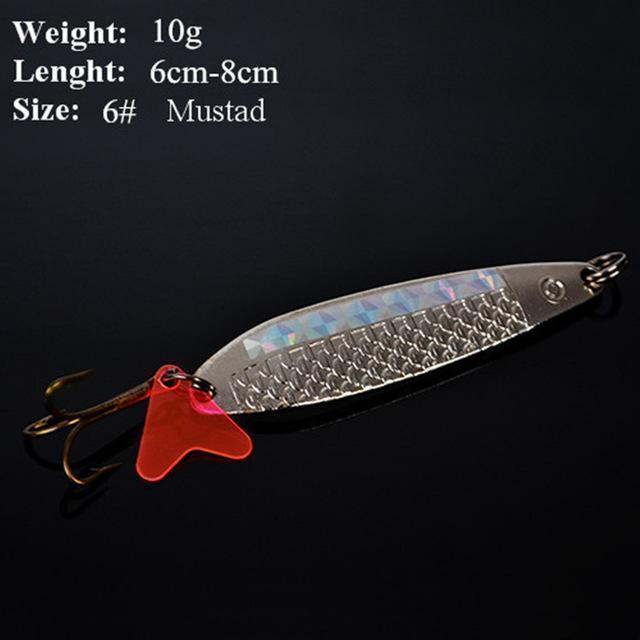 Hot 1Pc 10G-38G Spinner Fishing Lure Mepps Metal Bait Spoon Fishing Tackle-FISH KING First franchised Store-5019-Bargain Bait Box