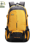 Hot 35L Climbing Bags Outdoor Backpack Climbing Backpack Sport Bag-happiness bride-Yellow-Bargain Bait Box