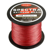 Hot! 500M 4 Strands Strong Japanese Multifilament Pe Braided Fishing Line-Master Fishing Tackle Co.,Ltd-Red-0.4-Bargain Bait Box