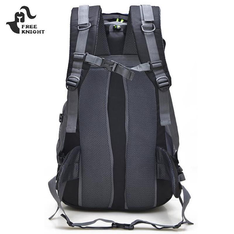 Hot 50L Large Waterproof Climbing Hiking Backpack Rain Cover Bag Camping-Love Lemon Tree-Blue-Bargain Bait Box