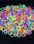 Hot 600Pcs/Pack Rainbow Braided Rubber Bands Loom Refill Diy Bracelet Rubber-Daily Show Store-Colorful-Bargain Bait Box