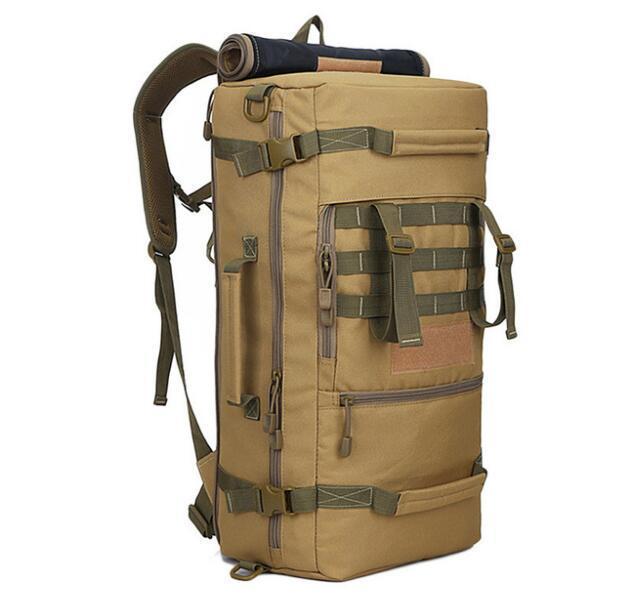 Hot A++ 50L Military Tactical Backpack Hiking Camping Daypack Shoulder-happiness bride-1-Bargain Bait Box