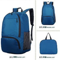 Hot A++ Quality Outdoor Hiking Backpack Waterproof Nylon Men Women Bag-Love Lemon Tree-blue-Bargain Bait Box