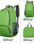 Hot A++ Quality Outdoor Hiking Backpack Waterproof Nylon Men Women Bag-Love Lemon Tree-green-Bargain Bait Box