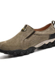 Hot Leather Men Shoes Slip On Shoes Size 39-44 Mens Cheap Foamposite-YANGTENG Store-Brown-5.5-Bargain Bait Box