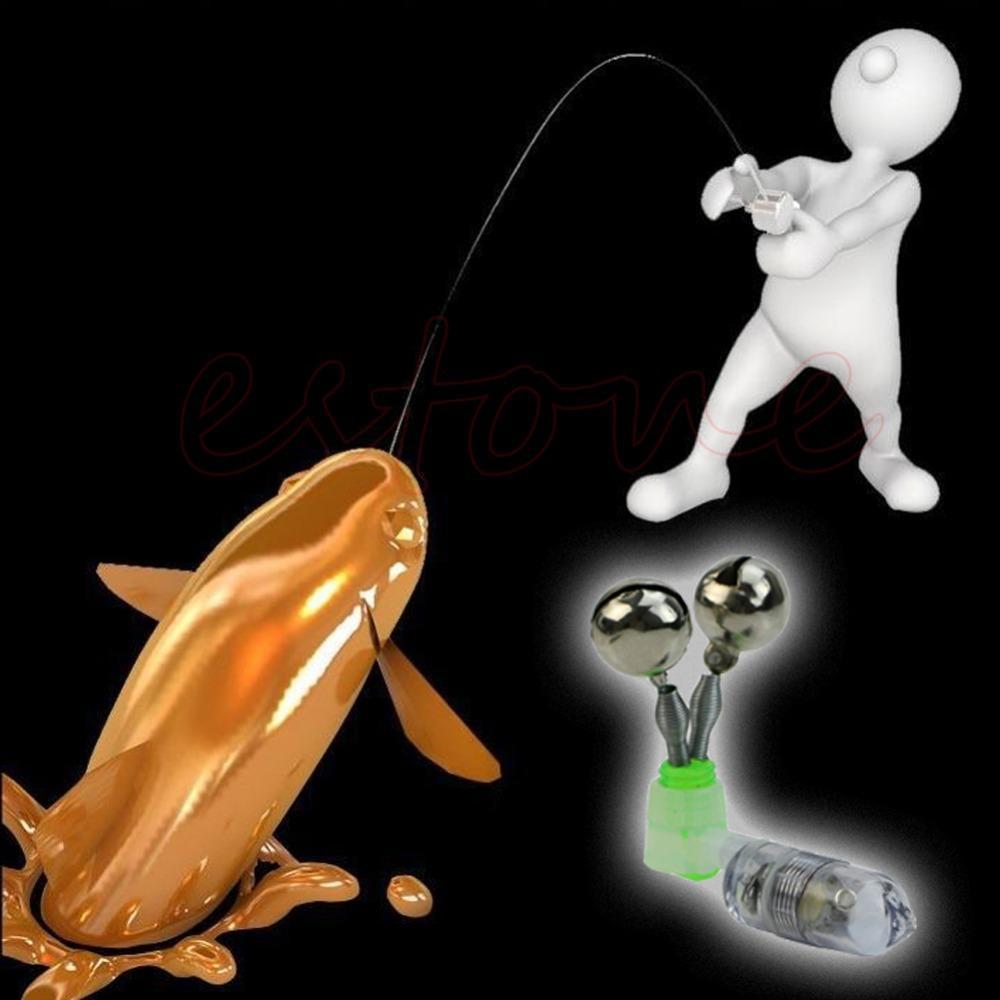 Hot Led Light Fishing Electronic Bite Alarm Fish Sensor Bells Tool Rod Tip Shake-Ali J S Store-Bargain Bait Box