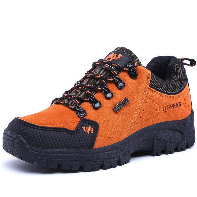 Hot Men And Women Surface Waterproof Breathable Hiking Shoes,Climbing-AliExpres High Quality Shoe Store-Orange for men-5-Bargain Bait Box