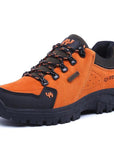 Hot Men And Women Surface Waterproof Breathable Hiking Shoes,Climbing-AliExpres High Quality Shoe Store-Orange for men-5-Bargain Bait Box