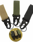 Hot! Men Outdoor Camping Tactical Carabiner Backpack Hooks Olecranon Molle-AiLife Outdoor Store-Khaki-Bargain Bait Box