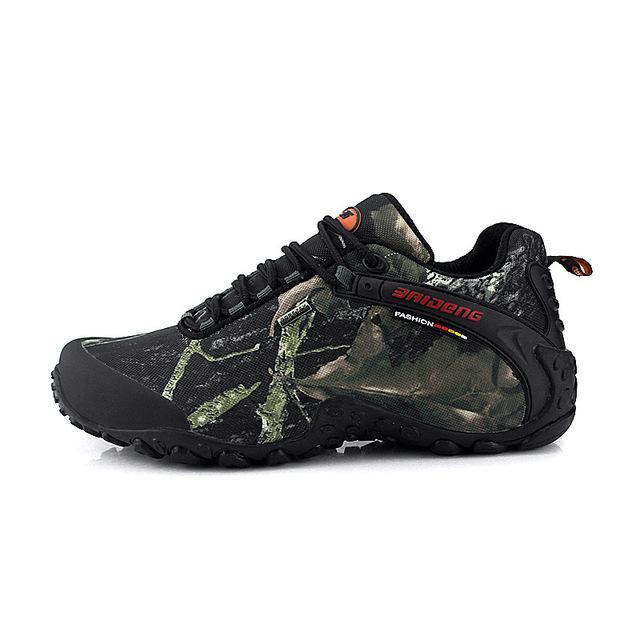 Hot Mens Hiking Shoes Waterproof Trekking Shoes Men Outdoor Mountain-SYPREM Store-Grey-7-Bargain Bait Box
