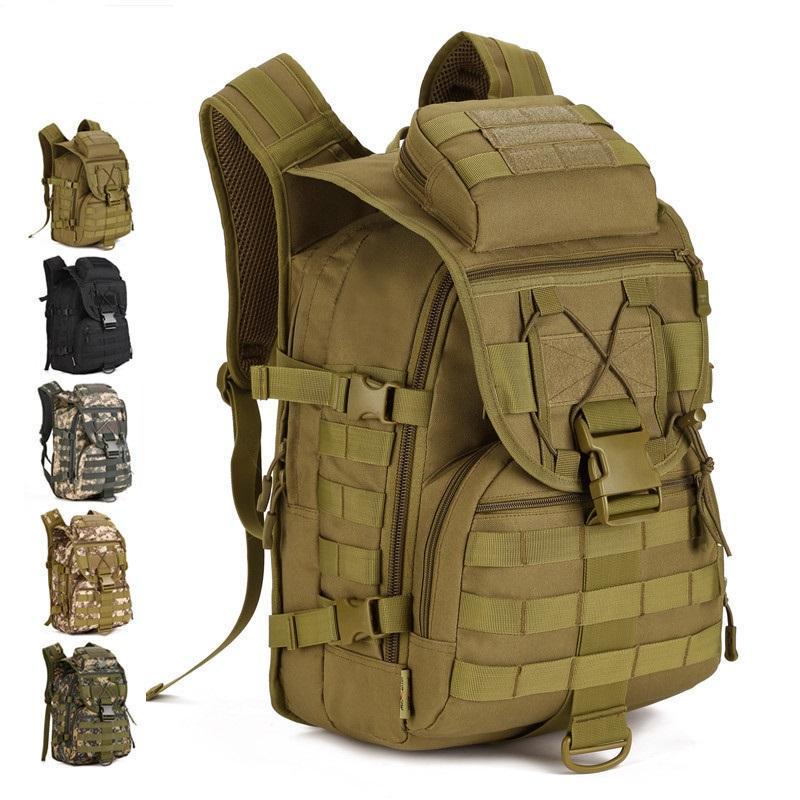 Hot Molle Tactical Backpack Military Backpack Nylon Waterproof Army Rucksack-Climbing Bags-Love Lemon Tree-Brown-Other-Bargain Bait Box