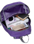 Hot Outdoor Portable Foldable School Backpack Ultra Light Travel Bagpack-Love Lemon Tree-orange-Bargain Bait Box