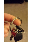 Hot Sale 10 Pcs Stainless Steel Wire Keychain Cable Key Ring For Outdoor-Jessica's Store-Bargain Bait Box