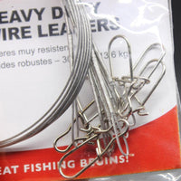 Hot Sale 6Pcs/Bag 12" 30Lb Heavy Duty Wire Leaders For Freshwater/Saltwater-AOCLU -Fishing Store-Bargain Bait Box