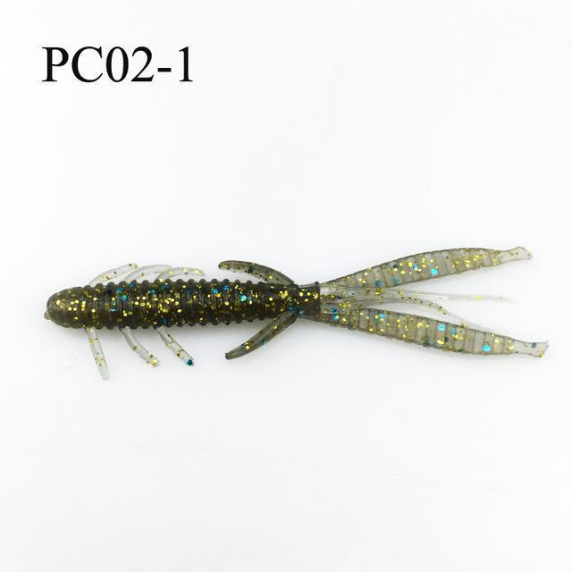 Hot Sale 8Pcs/Set Soft Silicone Artificial Soft Bait 7Cm/1.8G Fishing Lure-Dreamer Zhou'store-PC02 1-Bargain Bait Box