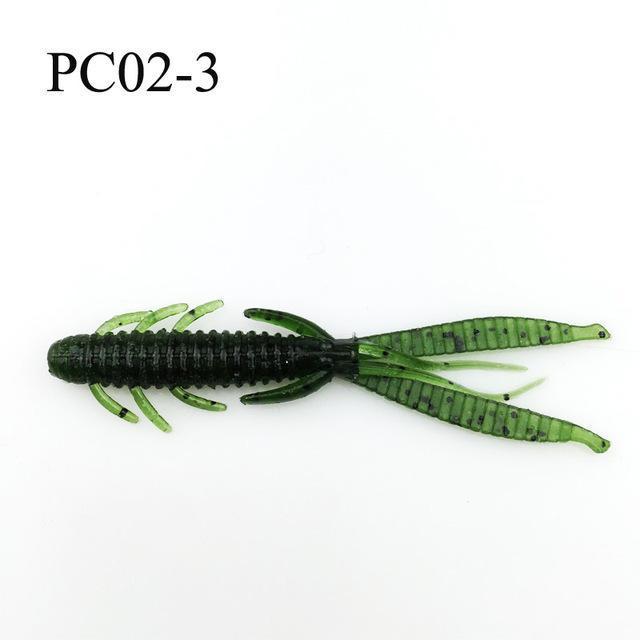 Hot Sale 8Pcs/Set Soft Silicone Artificial Soft Bait 7Cm/1.8G Fishing Lure-Dreamer Zhou'store-PC02 3-Bargain Bait Box