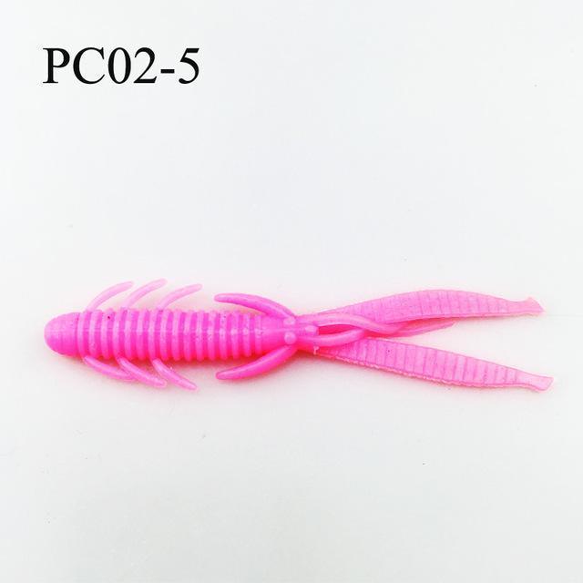 Hot Sale 8Pcs/Set Soft Silicone Artificial Soft Bait 7Cm/1.8G Fishing Lure-Dreamer Zhou'store-PC02 5-Bargain Bait Box