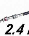 Hot Sale 99% Carbon Mini 1.3-2.4 M Super High Quality 8-12 Section Telescopic-Telescoping Fishing Rods-SKY FISHING-Purple-Bargain Bait Box