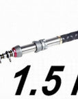 Hot Sale 99% Carbon Mini 1.3-2.4 M Super High Quality 8-12 Section Telescopic-Telescoping Fishing Rods-SKY FISHING-Yellow-Bargain Bait Box
