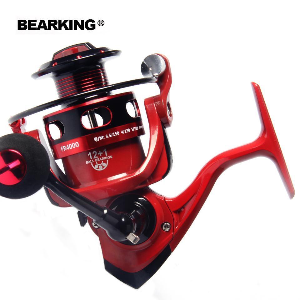 Hot Sale!! Bearking 12+1 Bearing Balls Spinning Reel Fishing Reel 5.2:1 Spinning-Spinning Reels-A+ Fishing Tackle Store-2000 Series-Bargain Bait Box