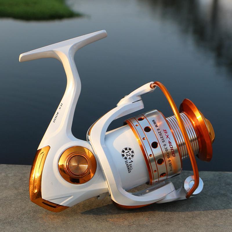 Hot Sale Good Quality Fishing Reels Spinning 500/9000S Metal 12+1 Bb 4.1:1 5.2:1-Spinning Reels-Sequoia Outdoor Co., Ltd-1000 Series-Bargain Bait Box