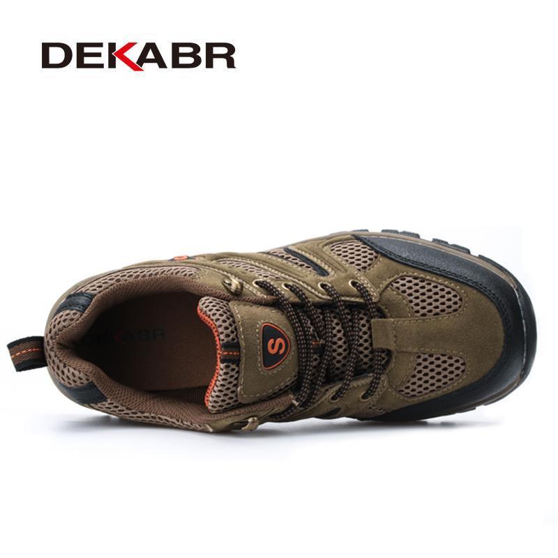 Hot Sale High Quality Breathable Outdoor Hiking Shoes Men Anti-Skid-ZIMNIE Sneakers Store-Brown-5.5-Bargain Bait Box