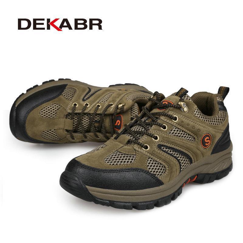 Hot Sale High Quality Breathable Outdoor Hiking Shoes Men Anti-Skid-ZIMNIE Sneakers Store-Brown-5.5-Bargain Bait Box