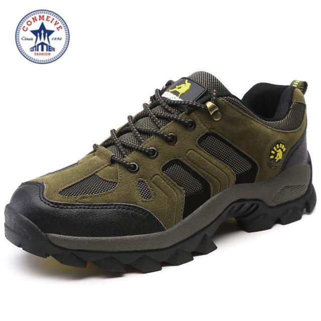 Hot Sale Hiking Shoes Outdoor Sapatilhas Trekking Climbing Boots Senderismo-GUIZHE Store-Green-5.5-Bargain Bait Box