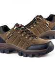Hot Sale Men'S Mountain Shoes Waterproof Outdoor Hiking Climbing Shoes-bree's happy world-Khaki-6-Bargain Bait Box