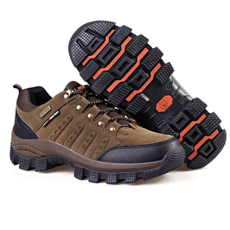 Hot Sale Men&#39;S Mountain Shoes Waterproof Outdoor Hiking Climbing Shoes-bree&#39;s happy world-Khaki-6-Bargain Bait Box