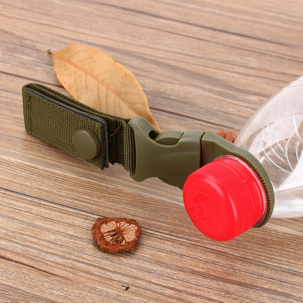 Hot Sale Outdoor Tactical Nylon Webbing Buckle Hook Water Bottle Holder Clip Edc-711 SportMarket-khaki-Bargain Bait Box