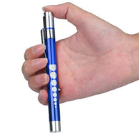 Hot Sale Practical Portable Medical First Aid Led Pen Light Flashlight Outdoor-Footprints Store-Blue-Bargain Bait Box