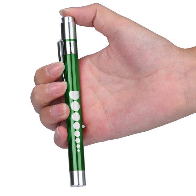 Hot Sale Practical Portable Medical First Aid Led Pen Light Flashlight Outdoor-Footprints Store-Green-Bargain Bait Box