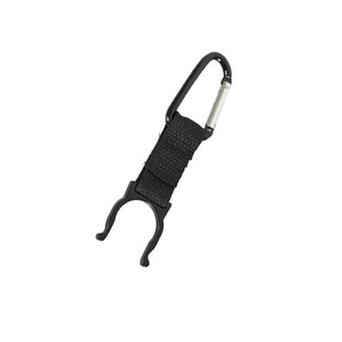 Hot Sell ! 1Pc Camping Carabiner Water Bottle Buckle Hook Holder Clip For-Charles Store-Black-Bargain Bait Box
